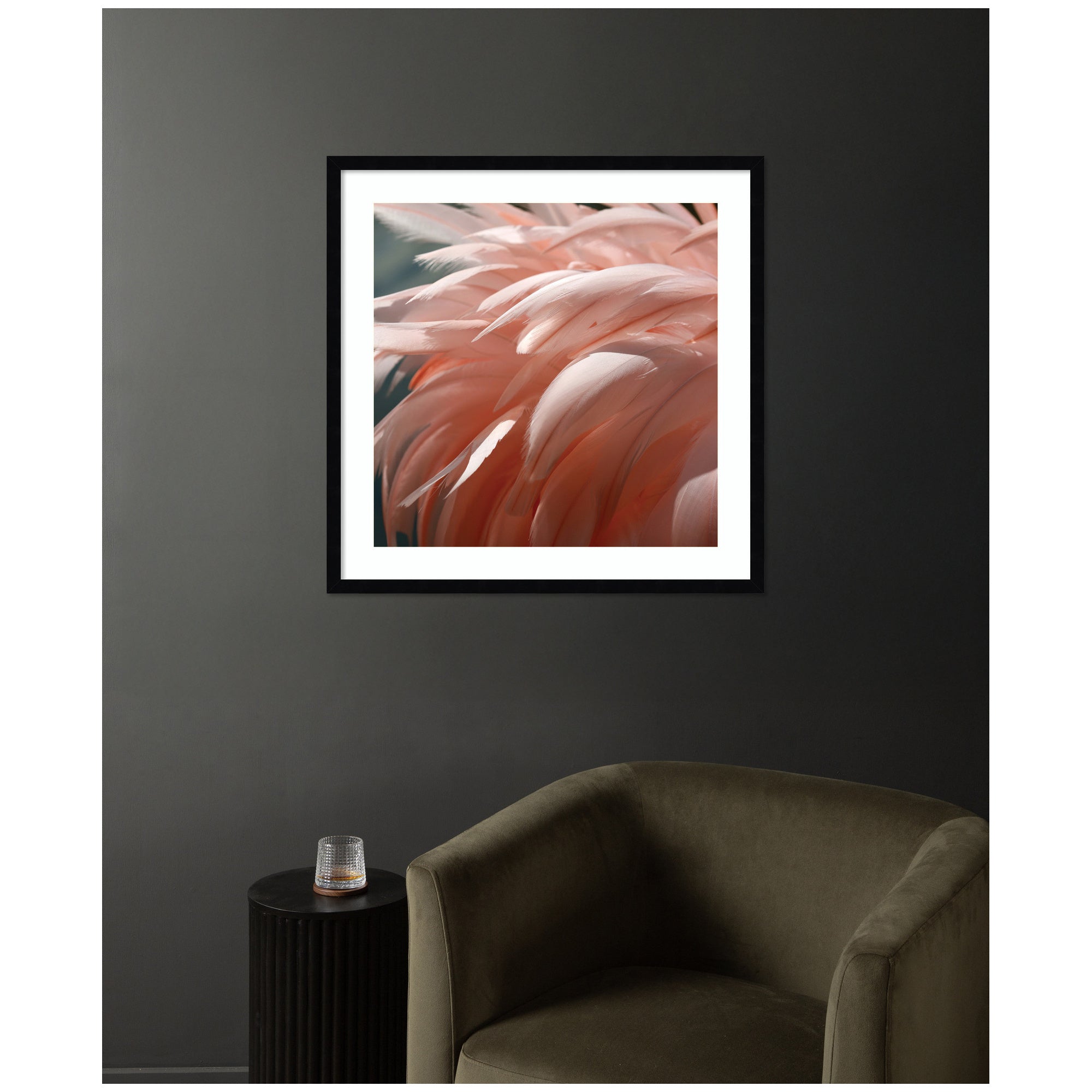 Flamingo No.
1 by Alicia Bock Framed Wall Art Print