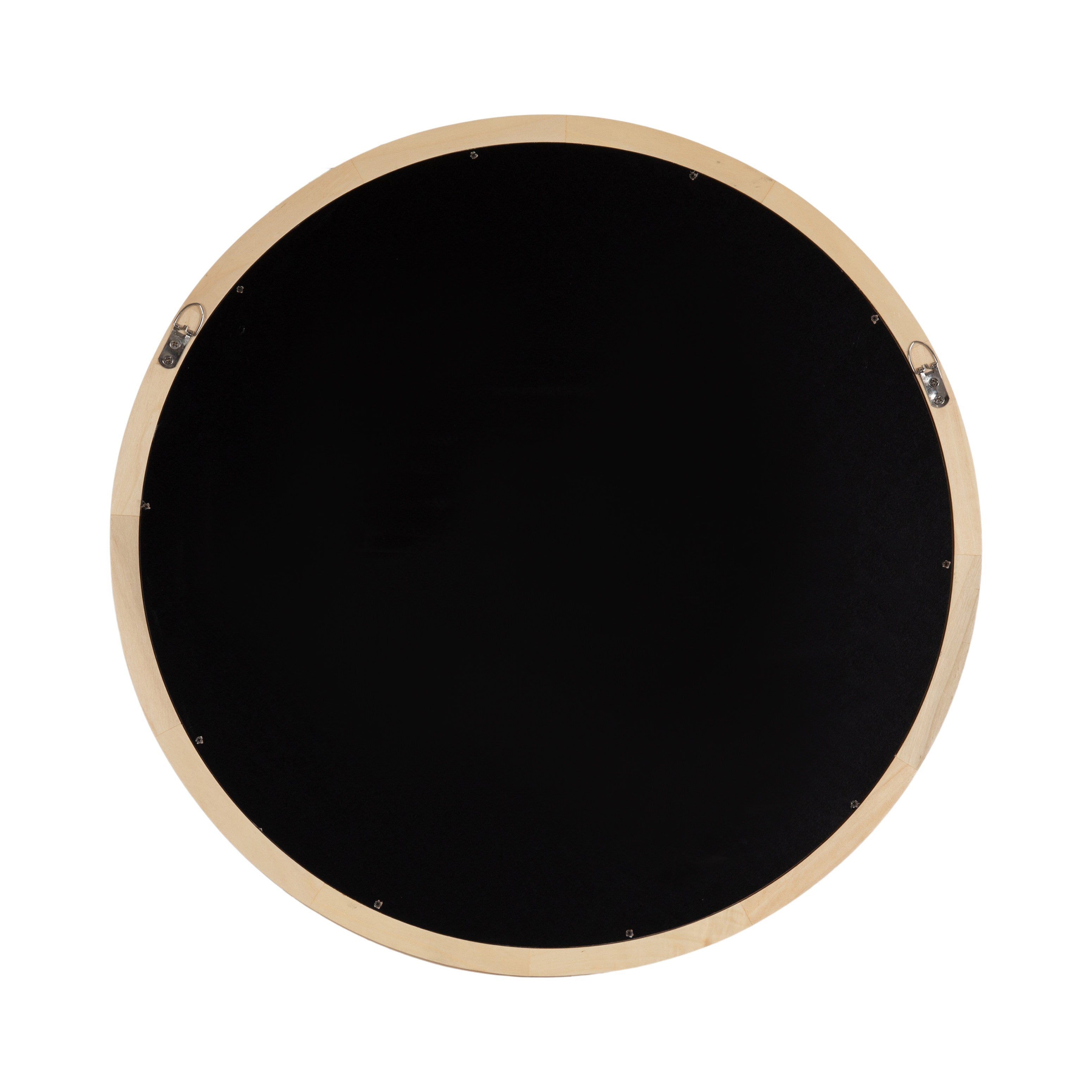 Hatherleigh Round Wood Wall Mirror