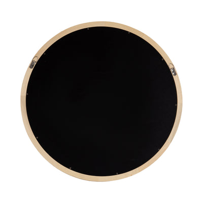 Hatherleigh Round Wood Wall Mirror