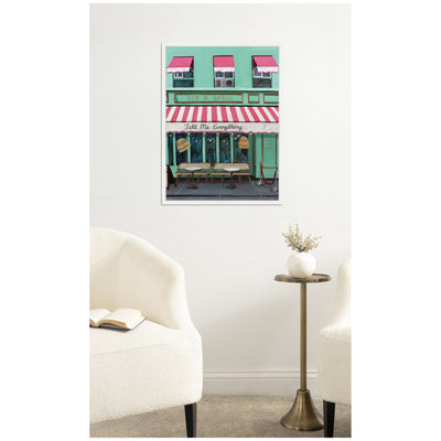 Sit A Spell by Krista V.
Allenstein Framed Canvas Wall Art Print