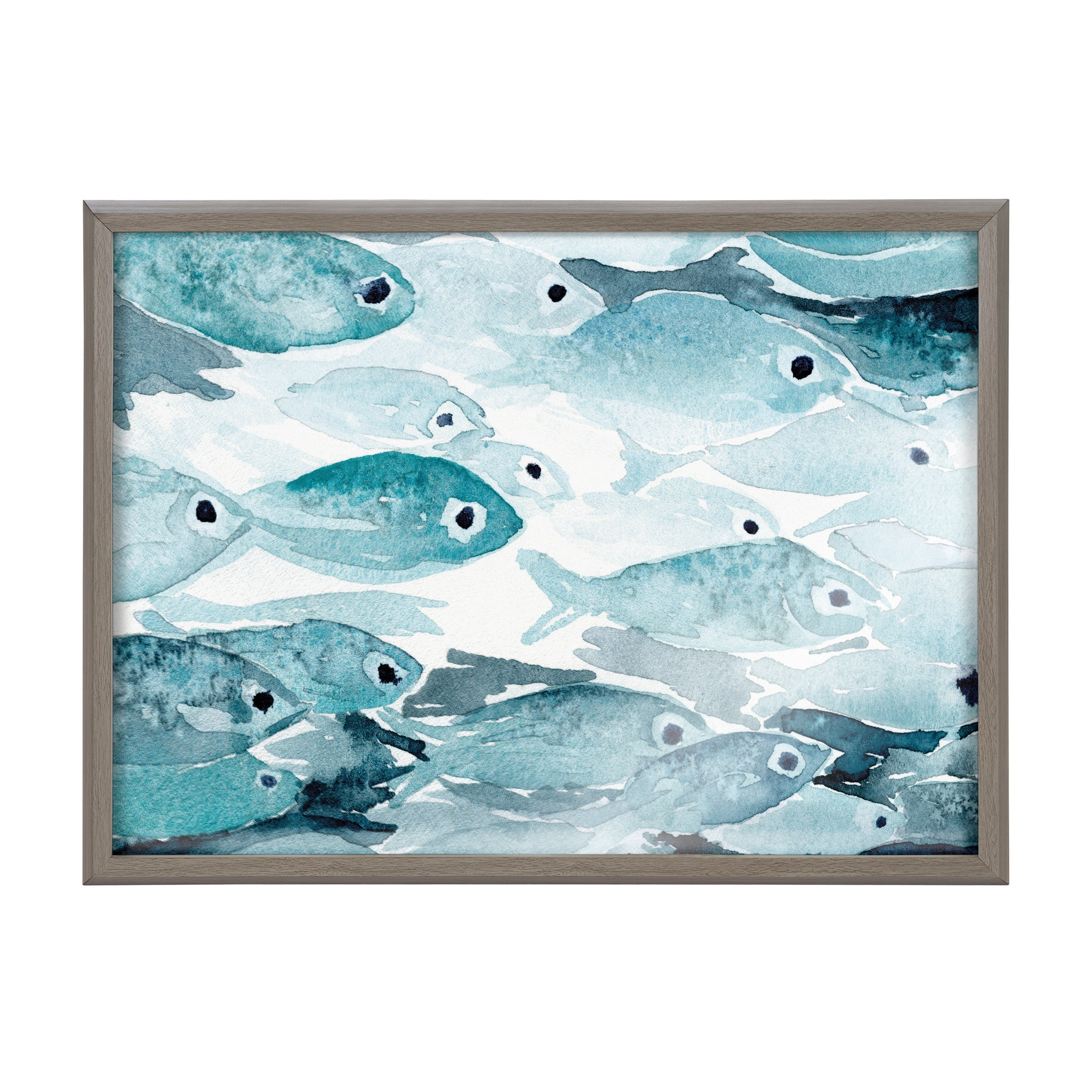 Blake Aholehole Framed Printed Glass by kateandlaurel - product image 9 for Resin Society