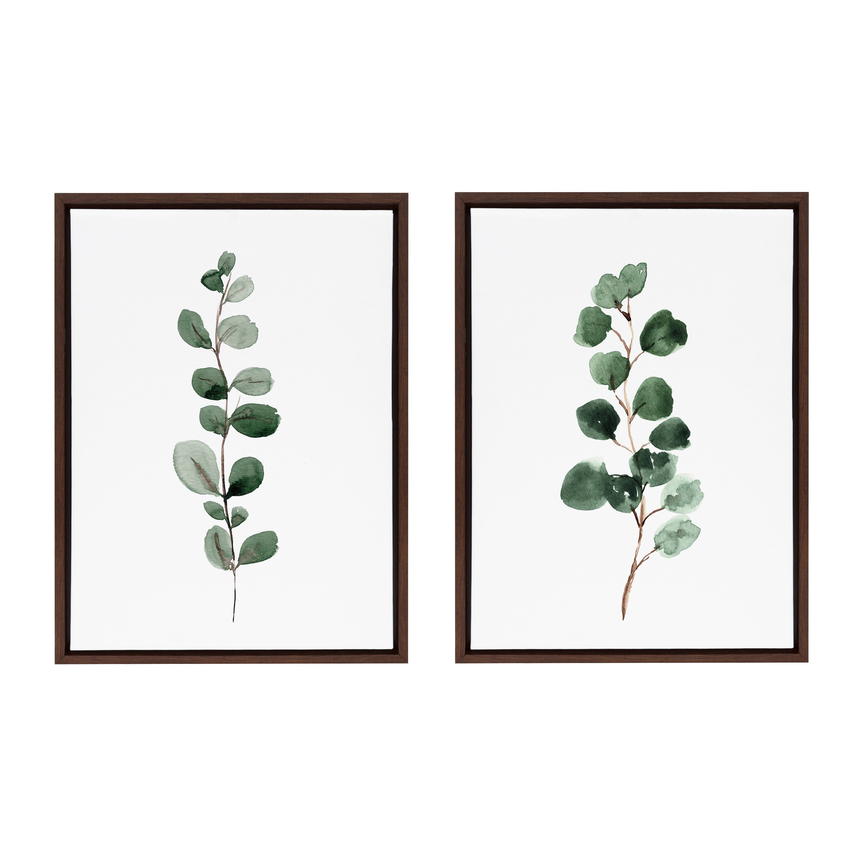 Sylvie Eucalyptus Framed Canvas Set by kateandlaurel - product image 19 for Resin Society