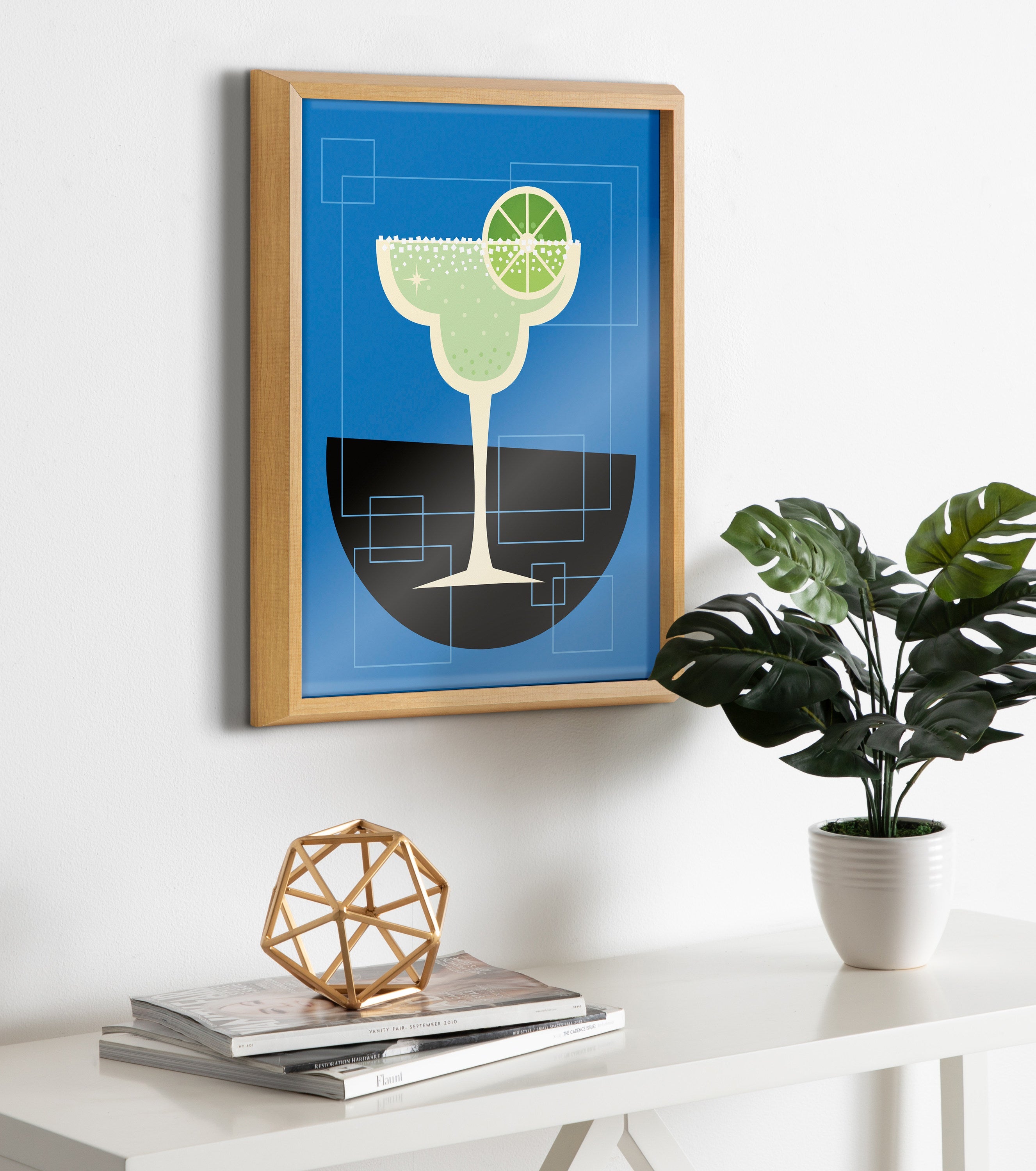 Blake Margarita Framed Printed Art by Amber Leaders Designs