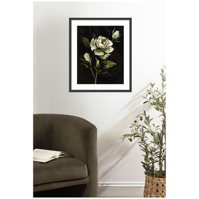 Framed Art Moody Floral 2 by Annie Quigley