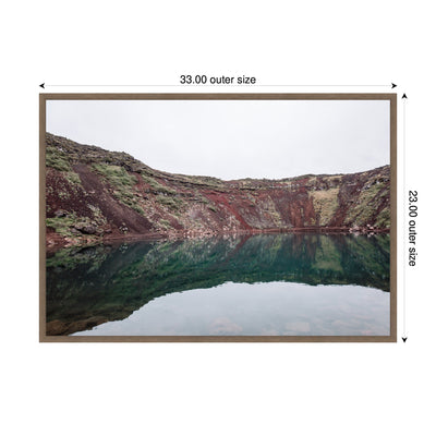 Sylvie Reflection Pool Framed Canvas by Alicia Abla