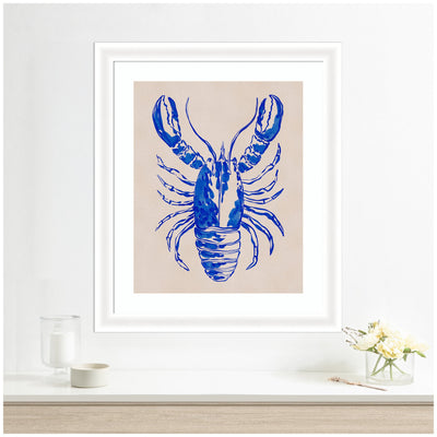 Framed Art Lobster by Nikita Jariwala