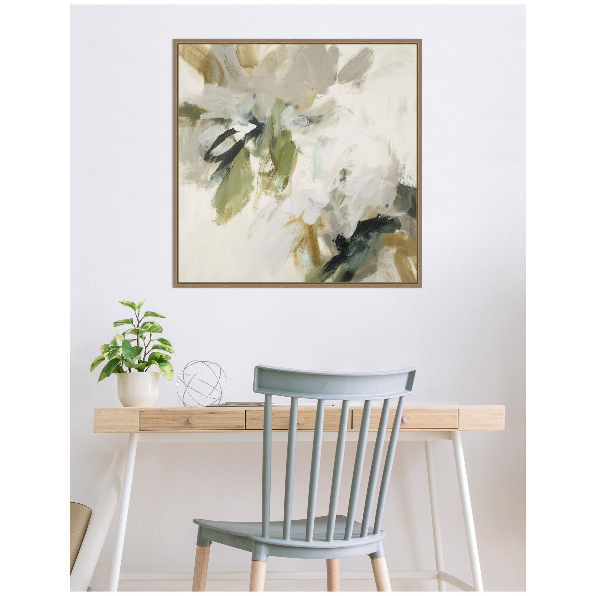 Organic Study by Amy Lighthall Framed Canvas Wall Art Print
