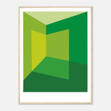 LIGHT CORNER: GREEN Framed Art Print by Holly McWhorter Art: Paintings and Art Prints - product image 3 for Resin Society