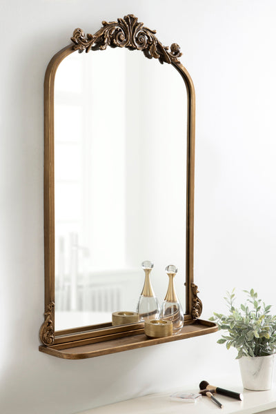 Arendahl Traditional Arch Mirror with Shelf