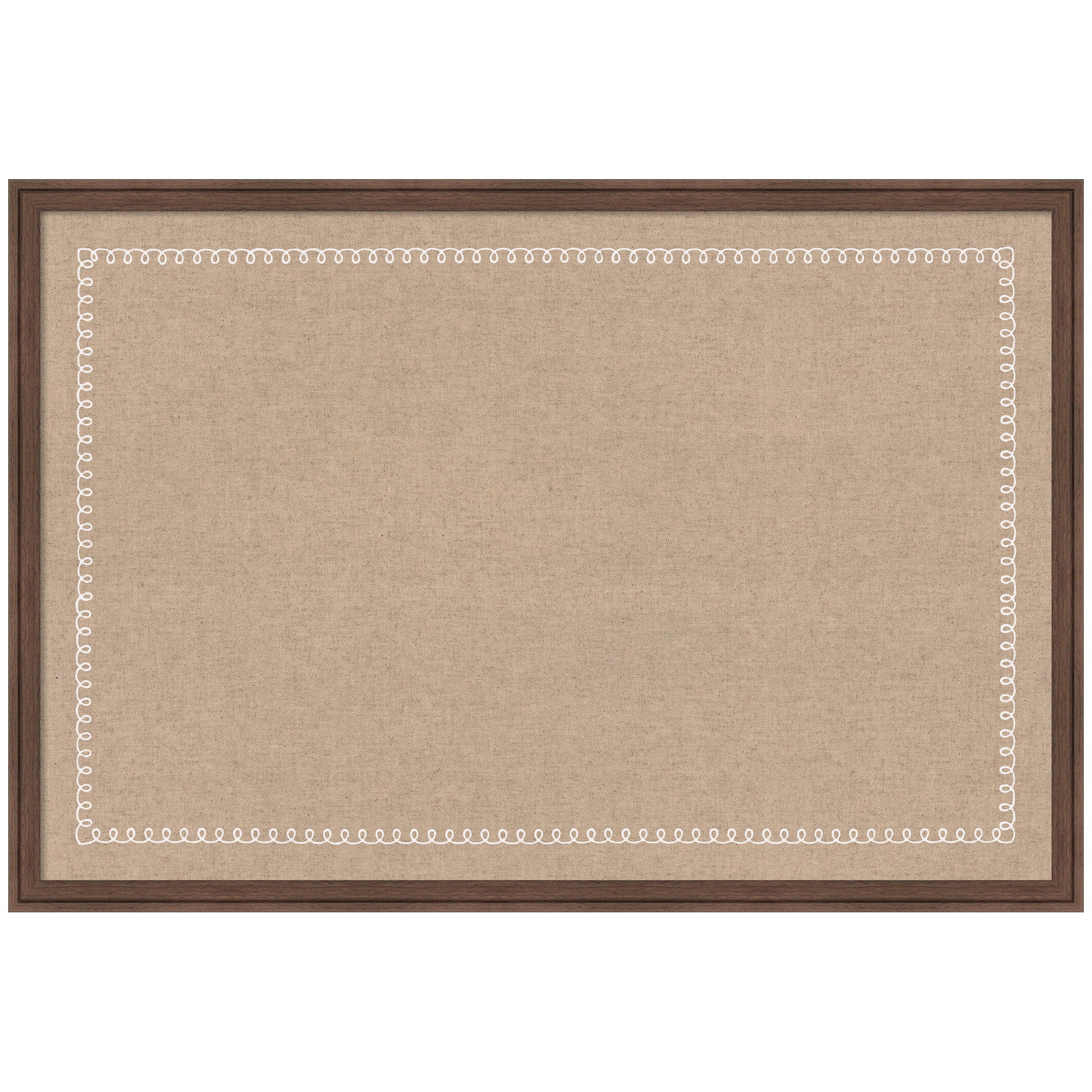 Pinboard White Scalloped Edge