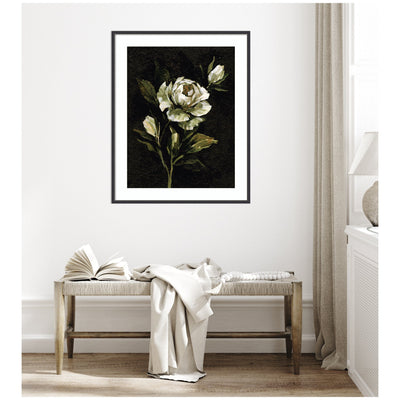 Framed Art Moody Floral 2 by Annie Quigley