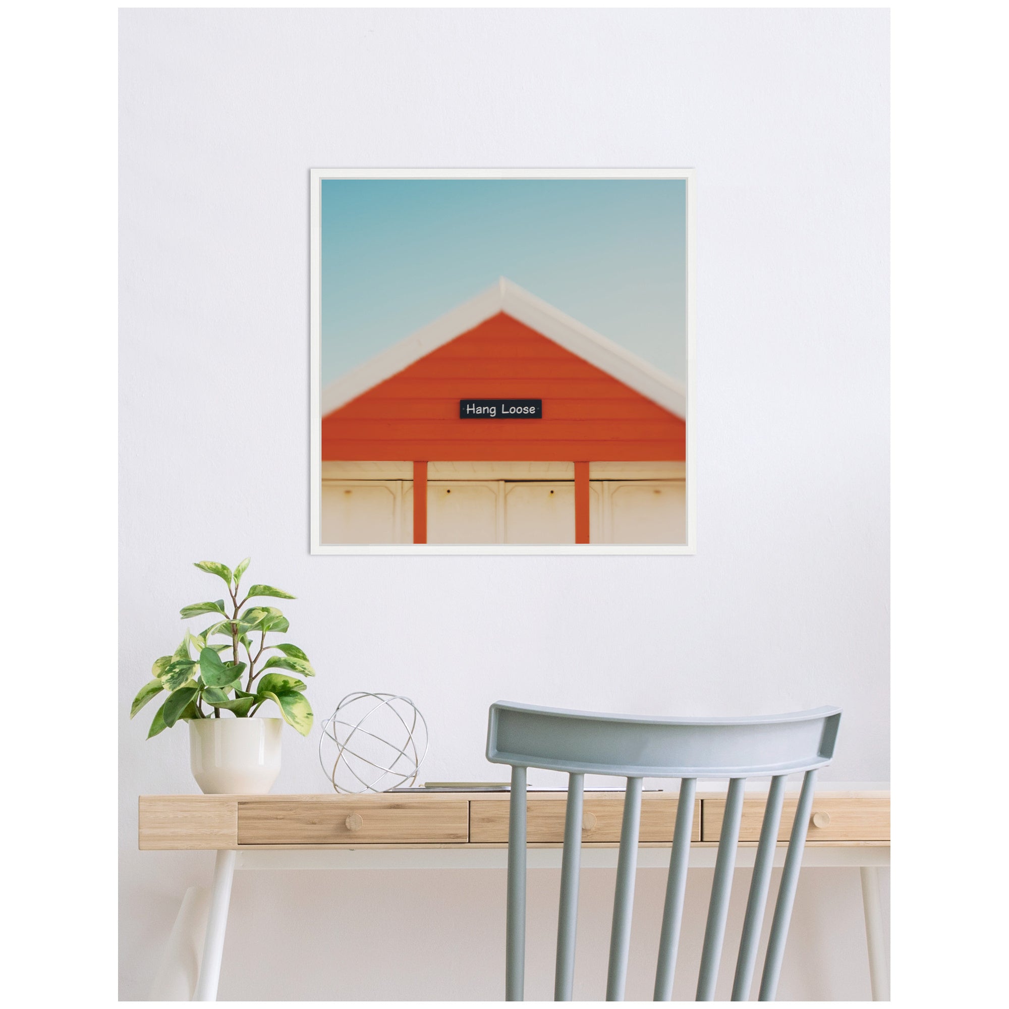 Hang Loose by Laura Evans Framed Canvas Wall Art Print