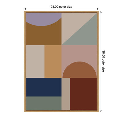 Modern Bohemian Pattern 2 by The Creative Bunch Studio Framed Canvas Wall Art Print
