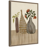 Rustic Stilllife l by Nikita Jariwala Framed Canvas Wall Art Print displayed on wall