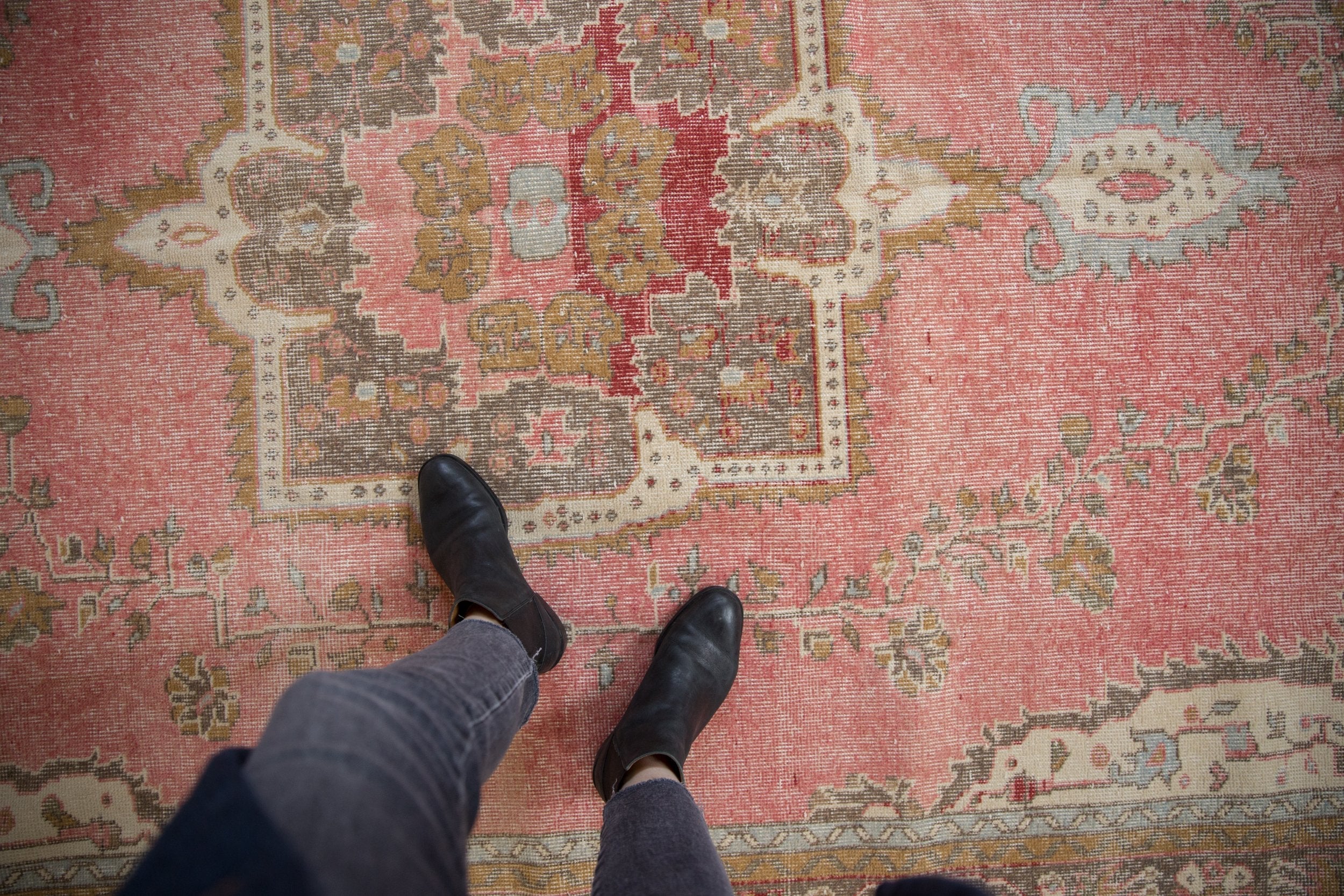 6.5x10 Vintage Distressed Sparta Carpet by Old New House® - product image 2 for Resin Society