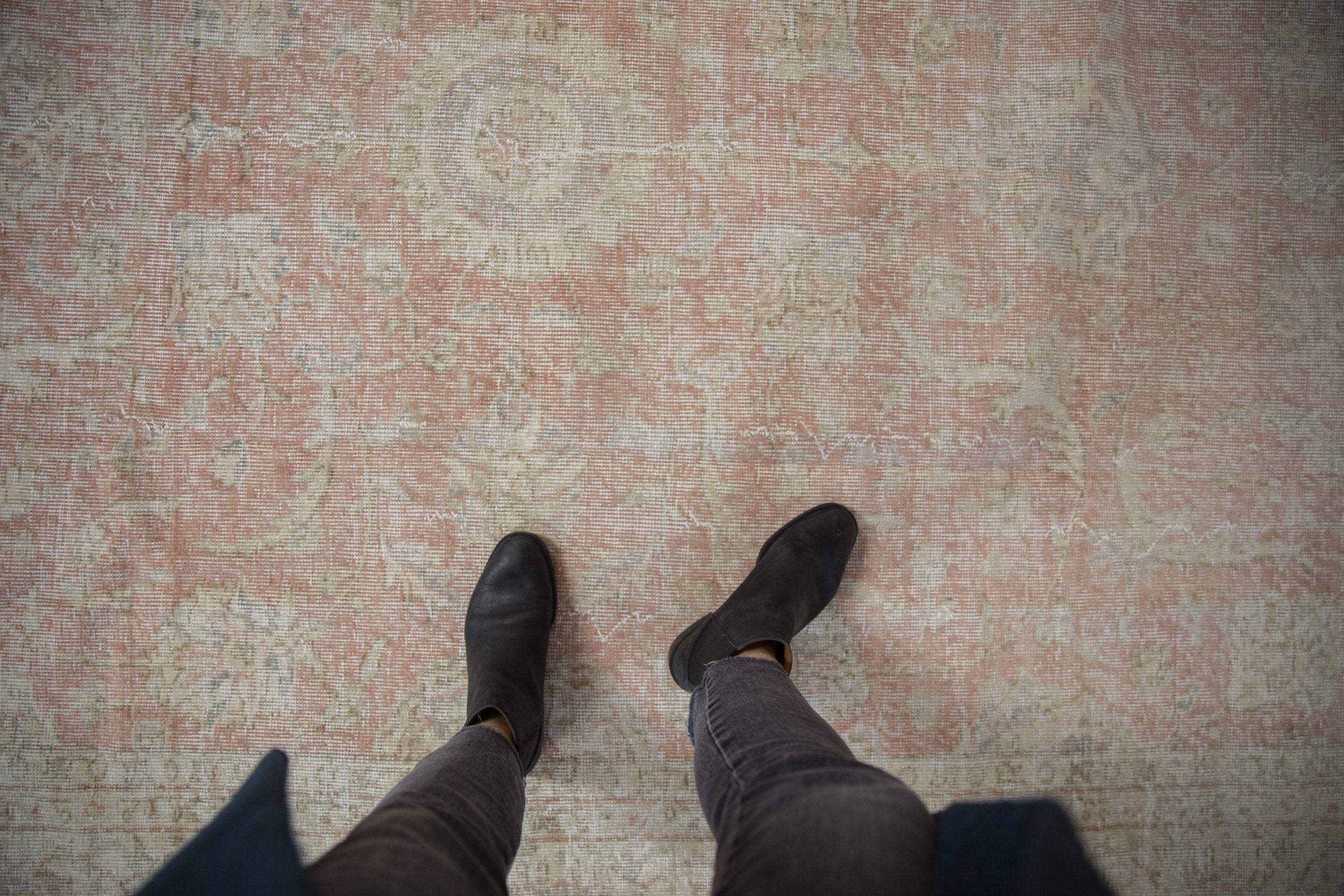 7x10.5 Vintage Distressed Sparta Carpet by Old New House® - product image 2 for Resin Society