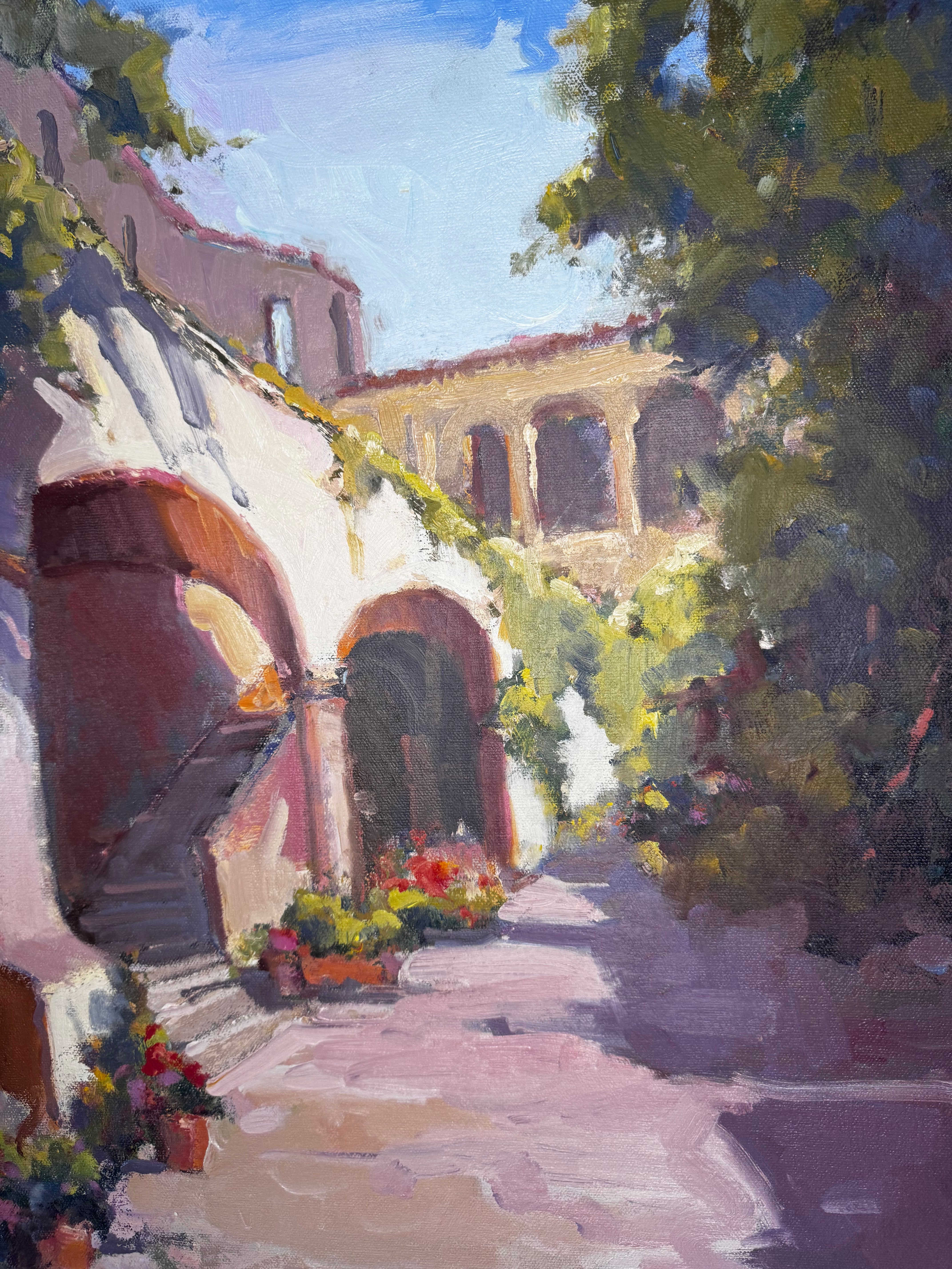 One Hundred and One painting, a 16x20 board artwork showcasing plein air capture in soft coastal tones by John Beard Collection.