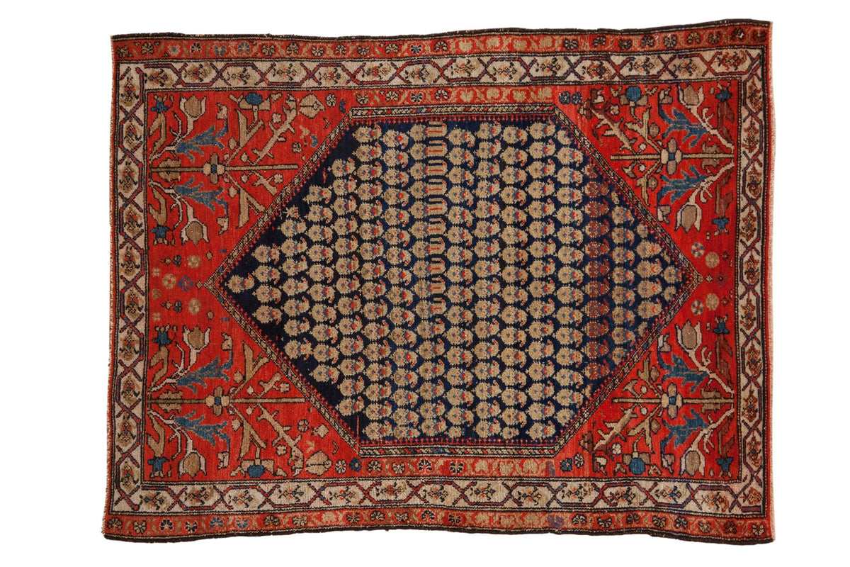 3.5x4.5 Vintage Malayer Square Rug by Old New House® - main product image for Resin Society