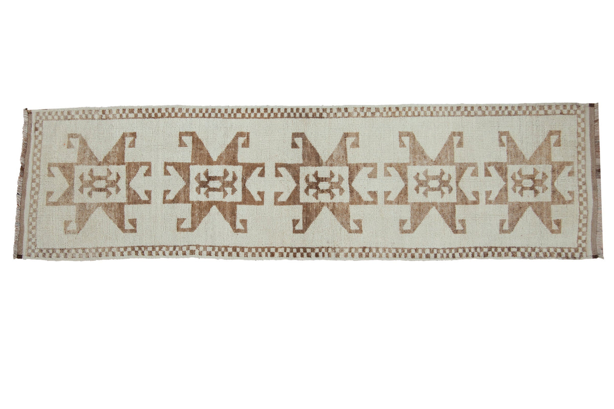 3x12 Vintage Distressed Kurd Rug Runner by Old New House® - main product image for Resin Society