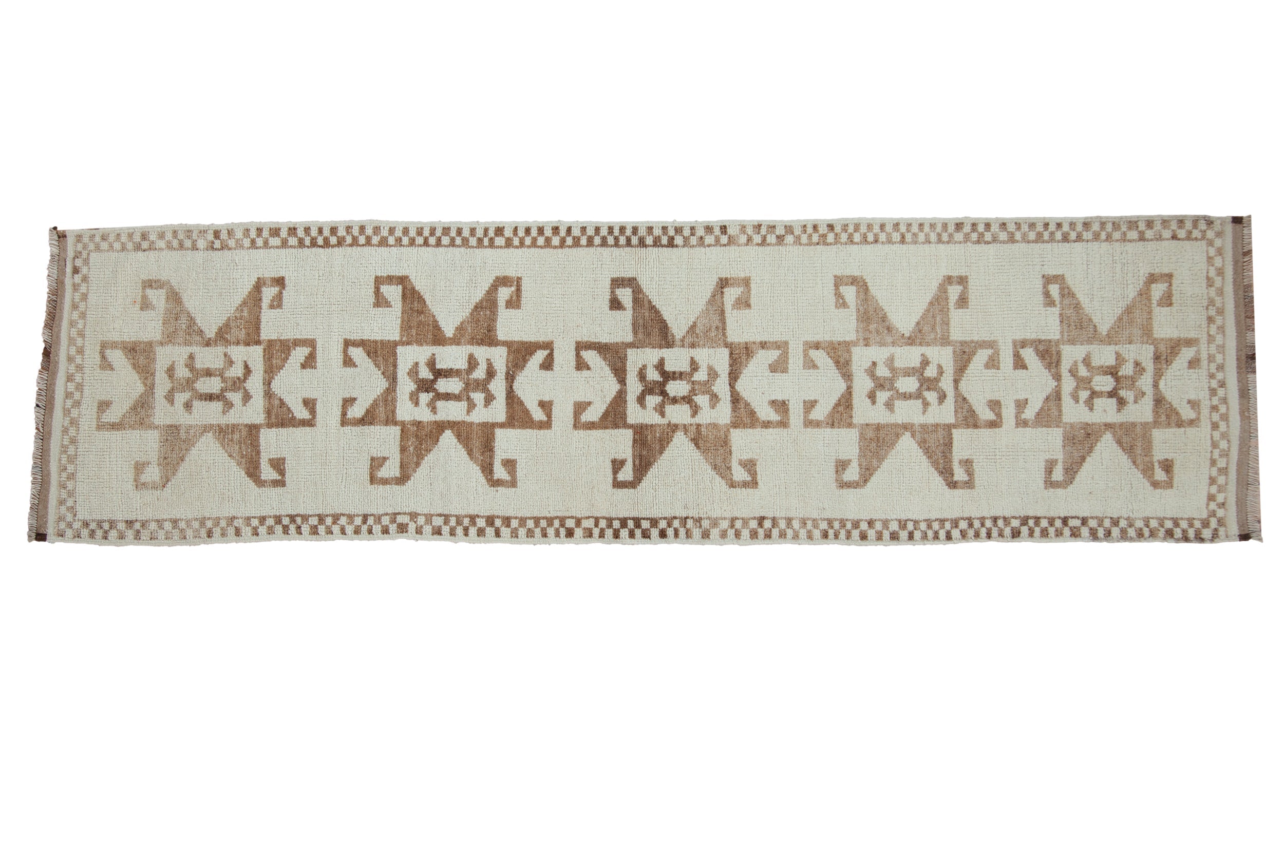 3x12 Vintage Distressed Kurd Rug Runner by Old New House® - main product image for Resin Society