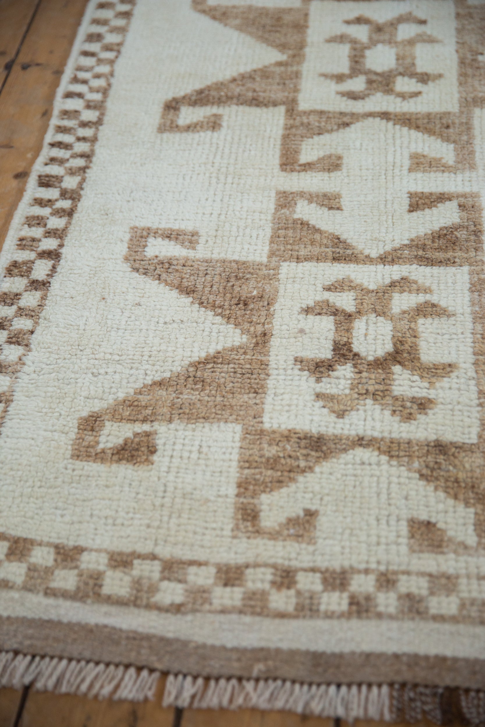 3x12 Vintage Distressed Kurd Rug Runner by Old New House® - product image 4 for Resin Society