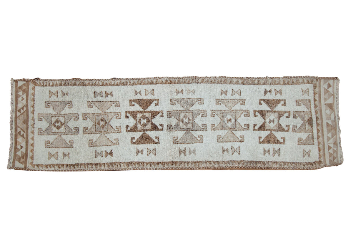 3x11.5 Vintage Distressed Kurd Rug Runner by Old New House® - main product image for Resin Society