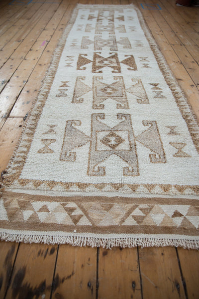 3x11.5 Vintage Distressed Kurd Rug Runner by Old New House® - product image 3 for Resin Society