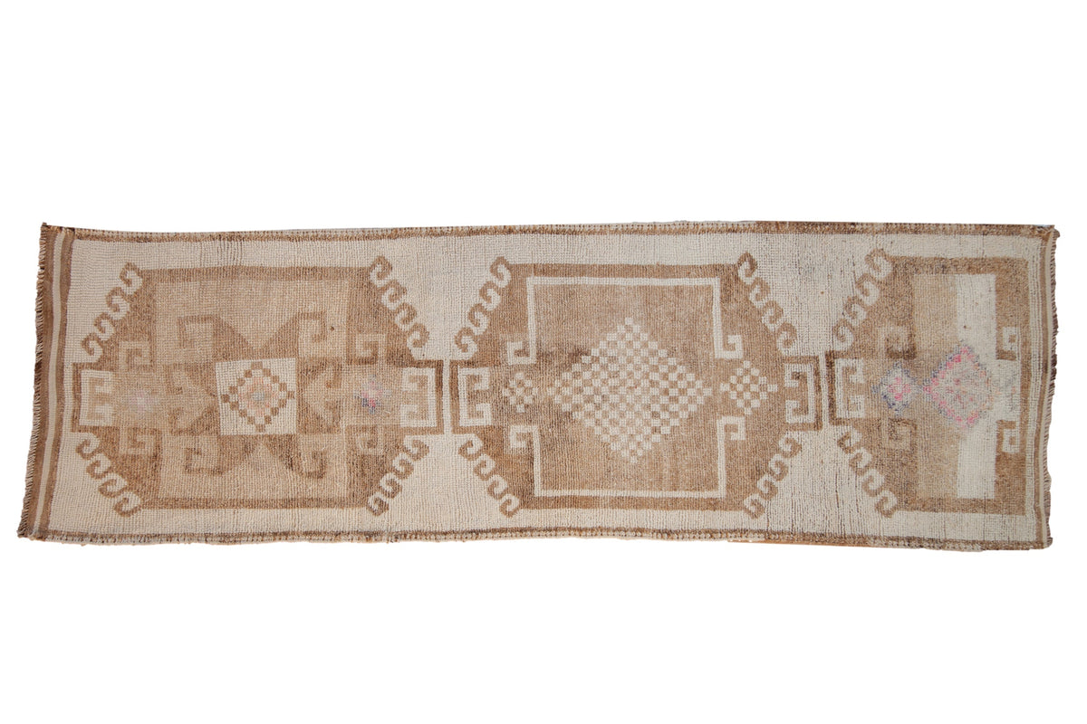 3.5x11 Vintage Distressed Kurd Rug Runner by Old New House® - main product image for Resin Society