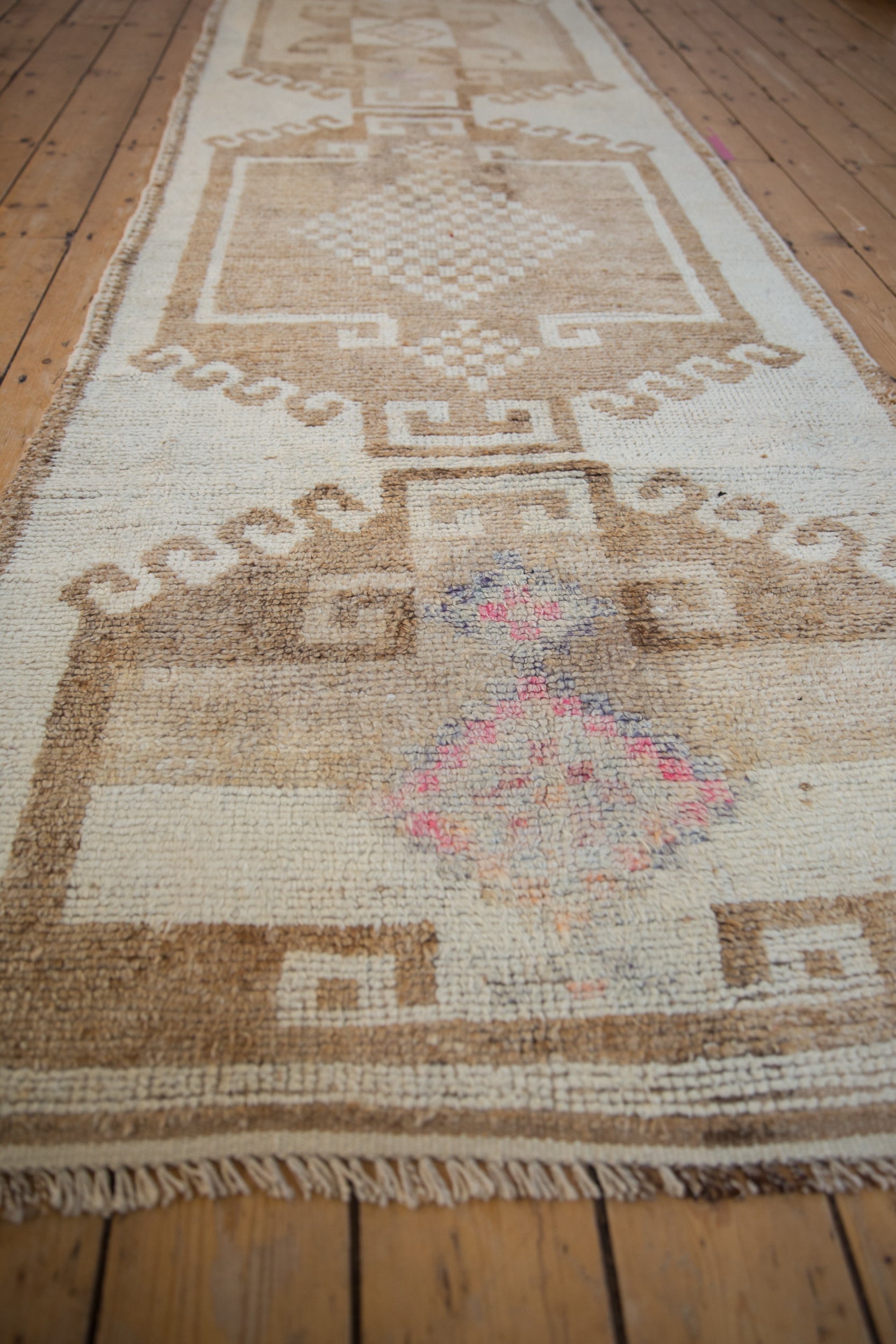 3.5x11 Vintage Distressed Kurd Rug Runner by Old New House® - product image 3 for Resin Society
