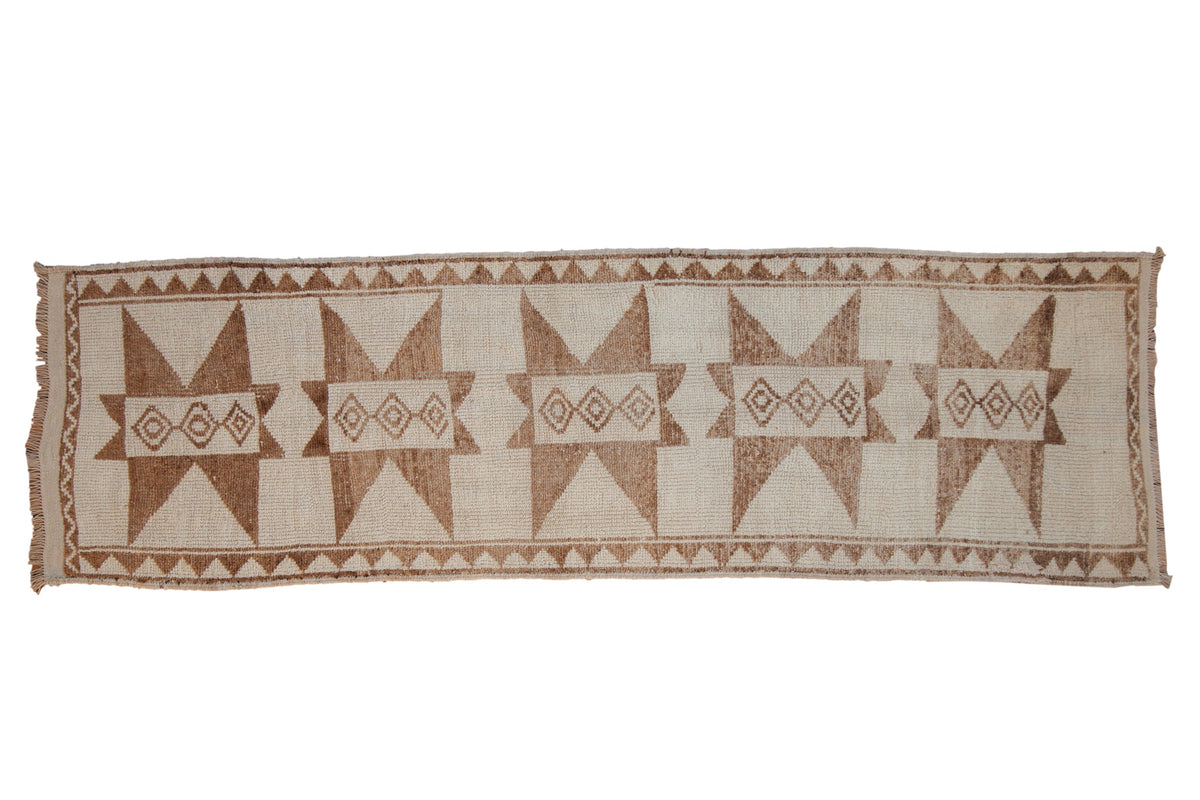 3.5x11.5 Vintage Distressed Kurd Rug Runner by Old New House® - main product image for Resin Society