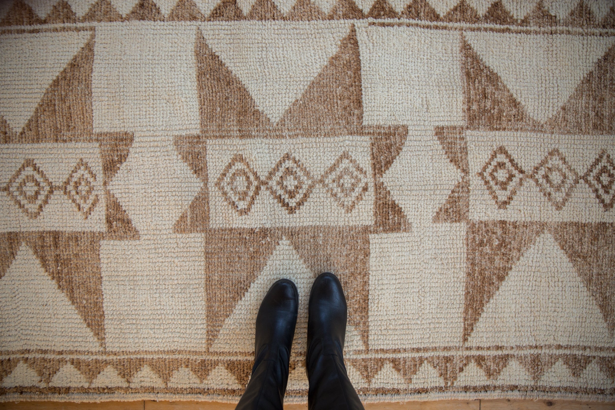 3.5x11.5 Vintage Distressed Kurd Rug Runner by Old New House® - product image 2 for Resin Society