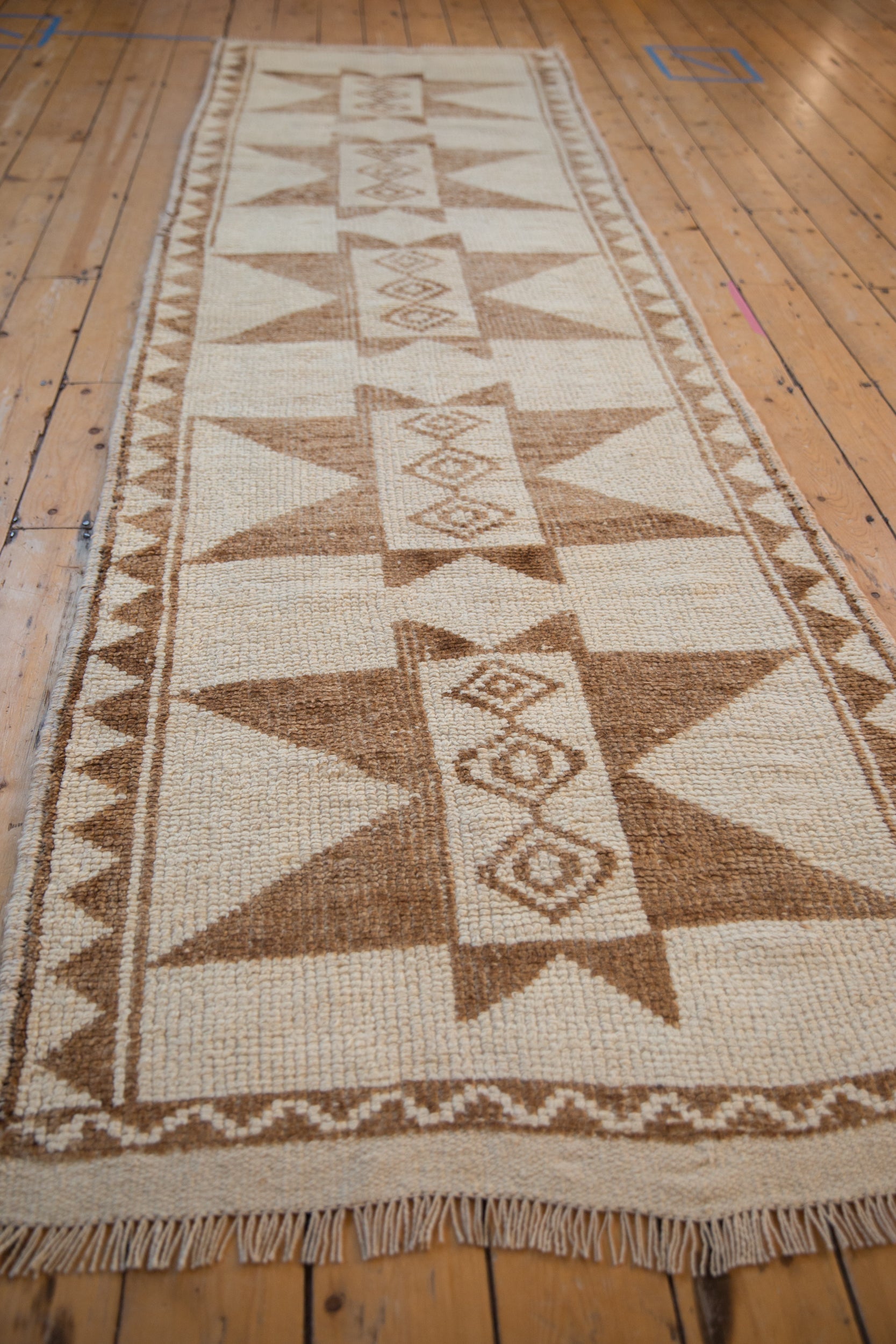 3.5x11.5 Vintage Distressed Kurd Rug Runner by Old New House® - product image 6 for Resin Society