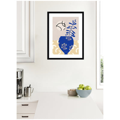 Pottery Poem No3 by Treechild Framed Wall Art Print