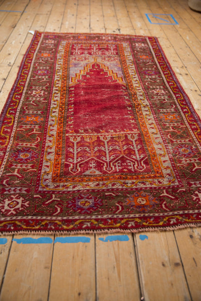 3.5x7 Vintage Ghiordes Rug Runner