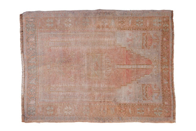 2.5x3.5 Vintage Distressed Oushak Rug