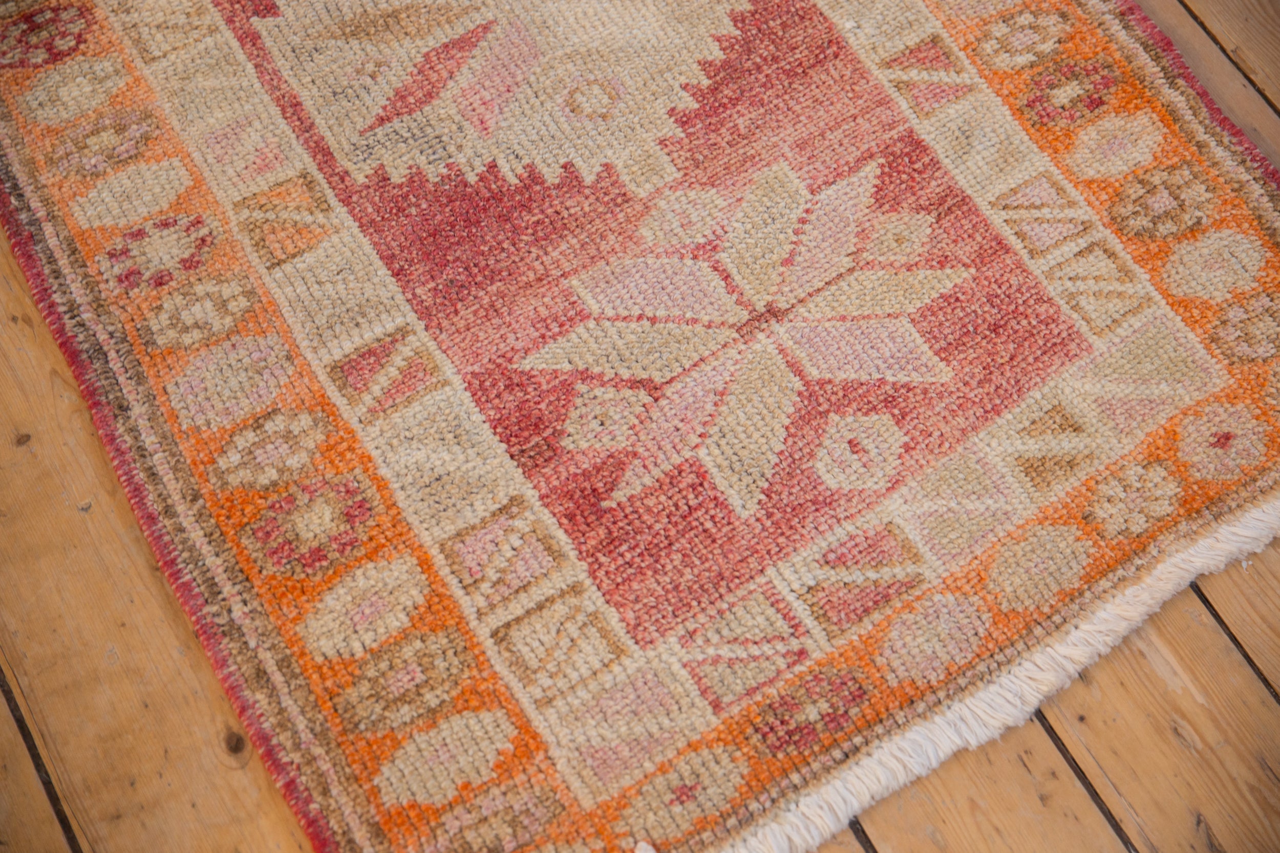 2.5x12 Vintage Distressed Kurd Rug Runner by Old New House® - product image 4 for Resin Society