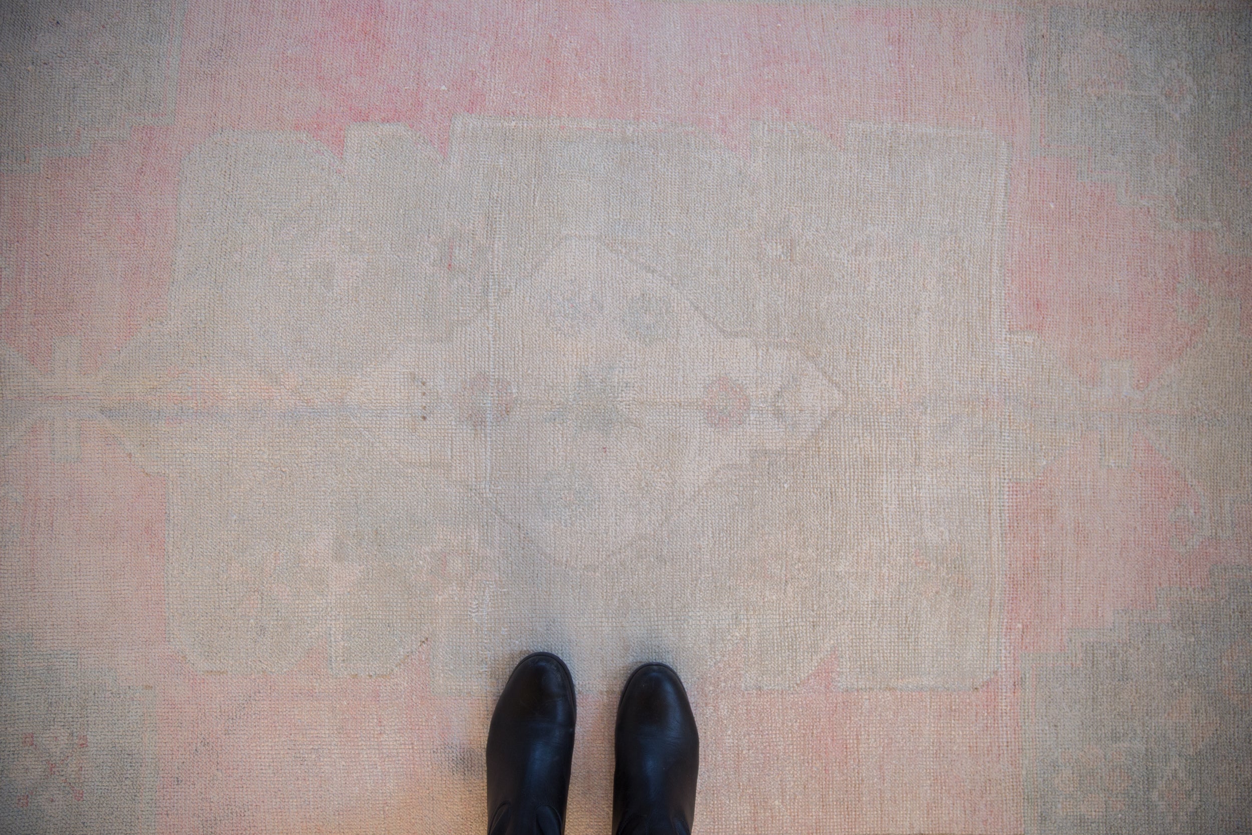 4x8 Vintage Distressed Oushak Rug Runner by Old New House® - product image 2 for Resin Society
