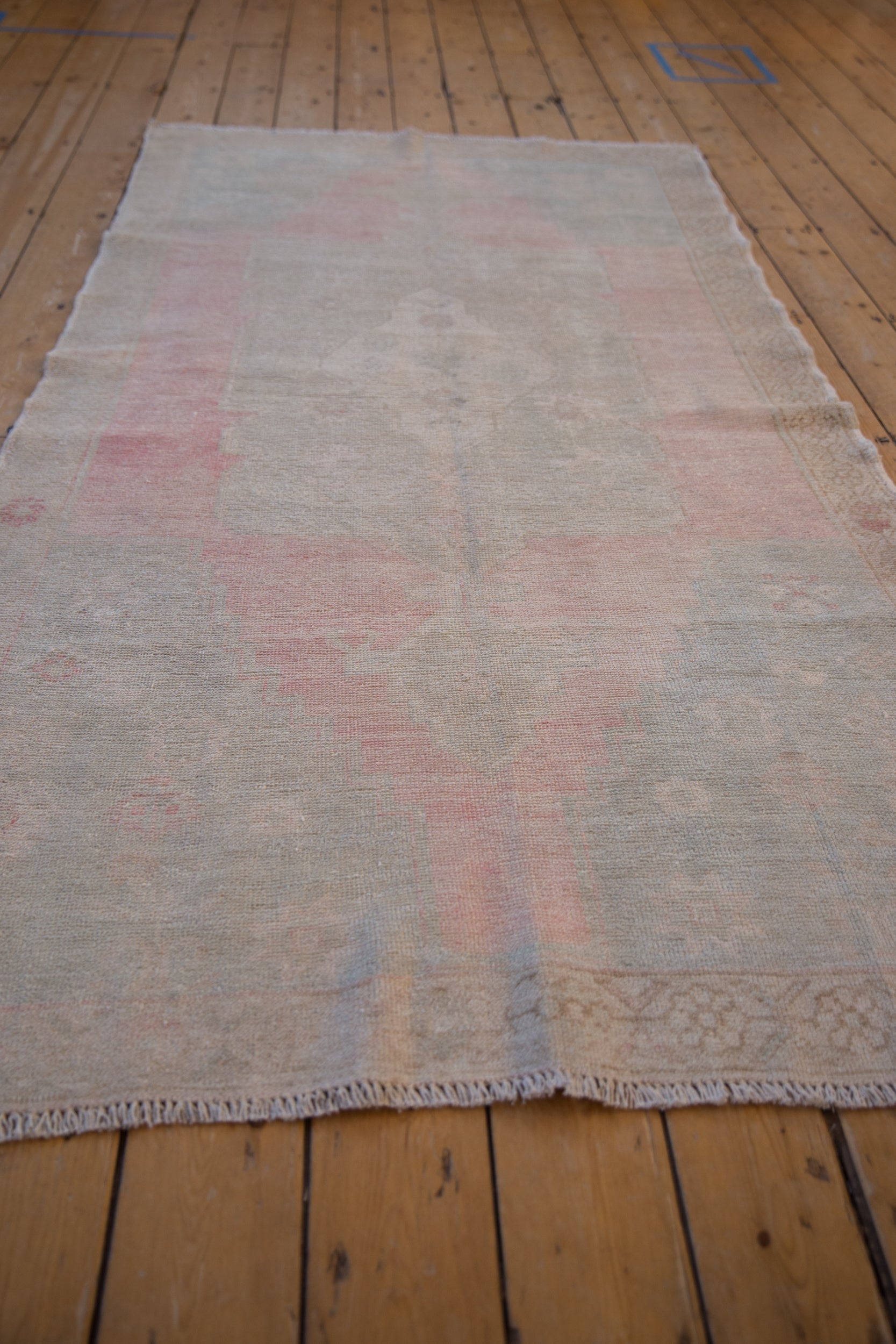 4x8 Vintage Distressed Oushak Rug Runner by Old New House® - product image 6 for Resin Society