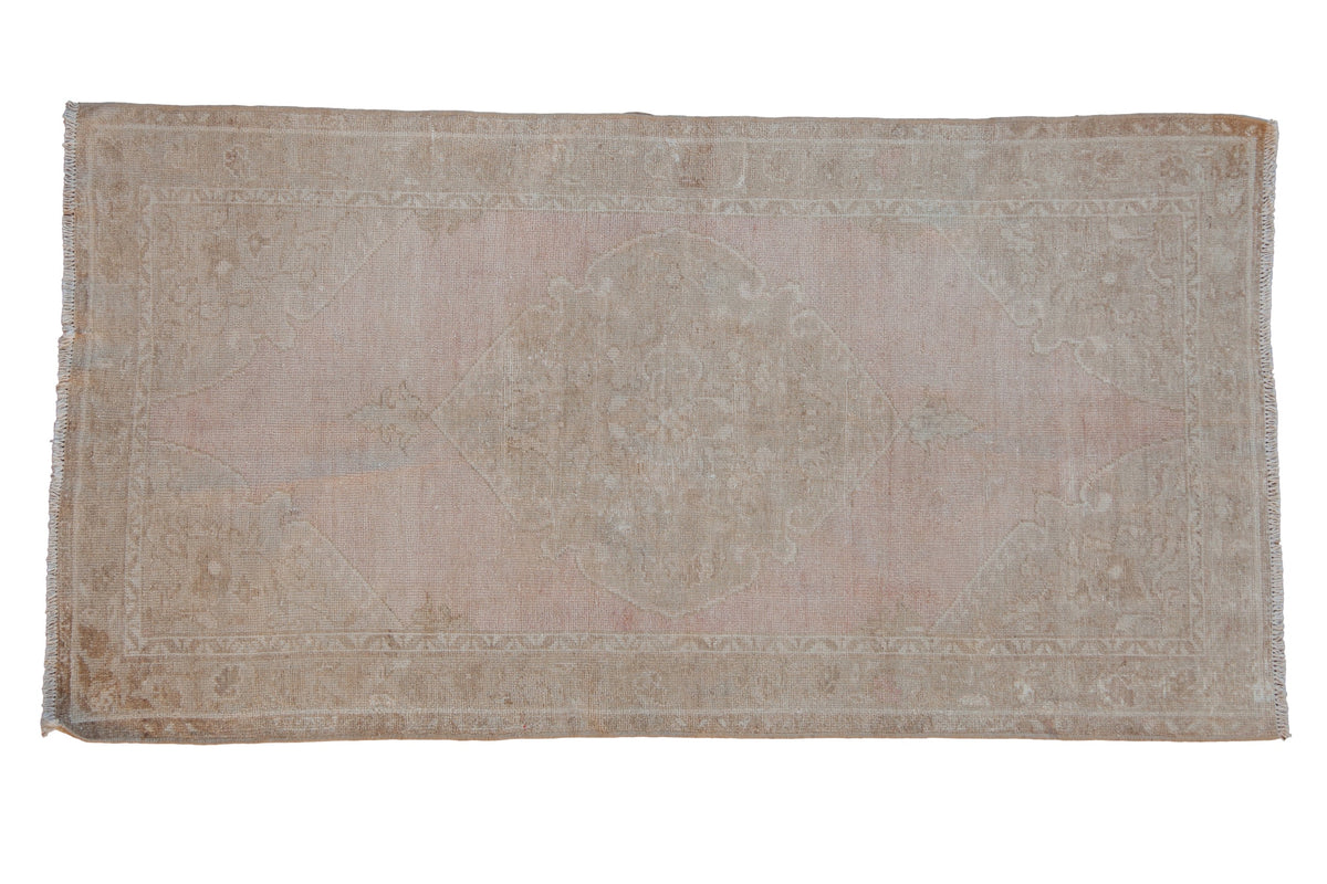 3x6 Vintage Distressed Oushak Rug Runner by Old New House® - main product image for Resin Society