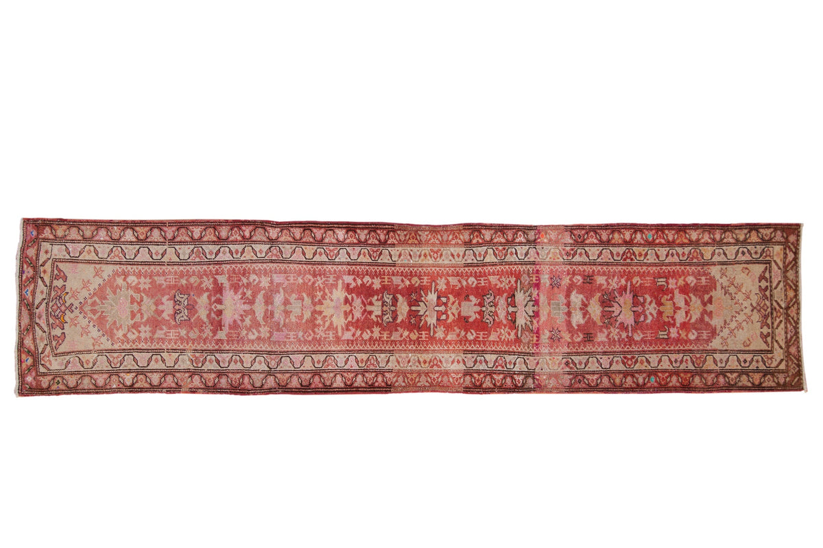 3x13.5 Vintage Distressed Kurd Rug Runner by Old New House® - main product image for Resin Society