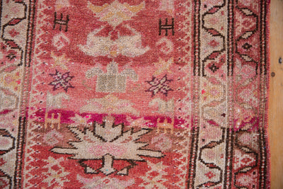 3x13.5 Vintage Distressed Kurd Rug Runner by Old New House® - product image 3 for Resin Society