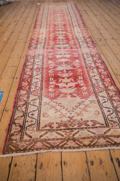 3x13.5 Vintage Distressed Kurd Rug Runner by Old New House® - product image 4 for Resin Society