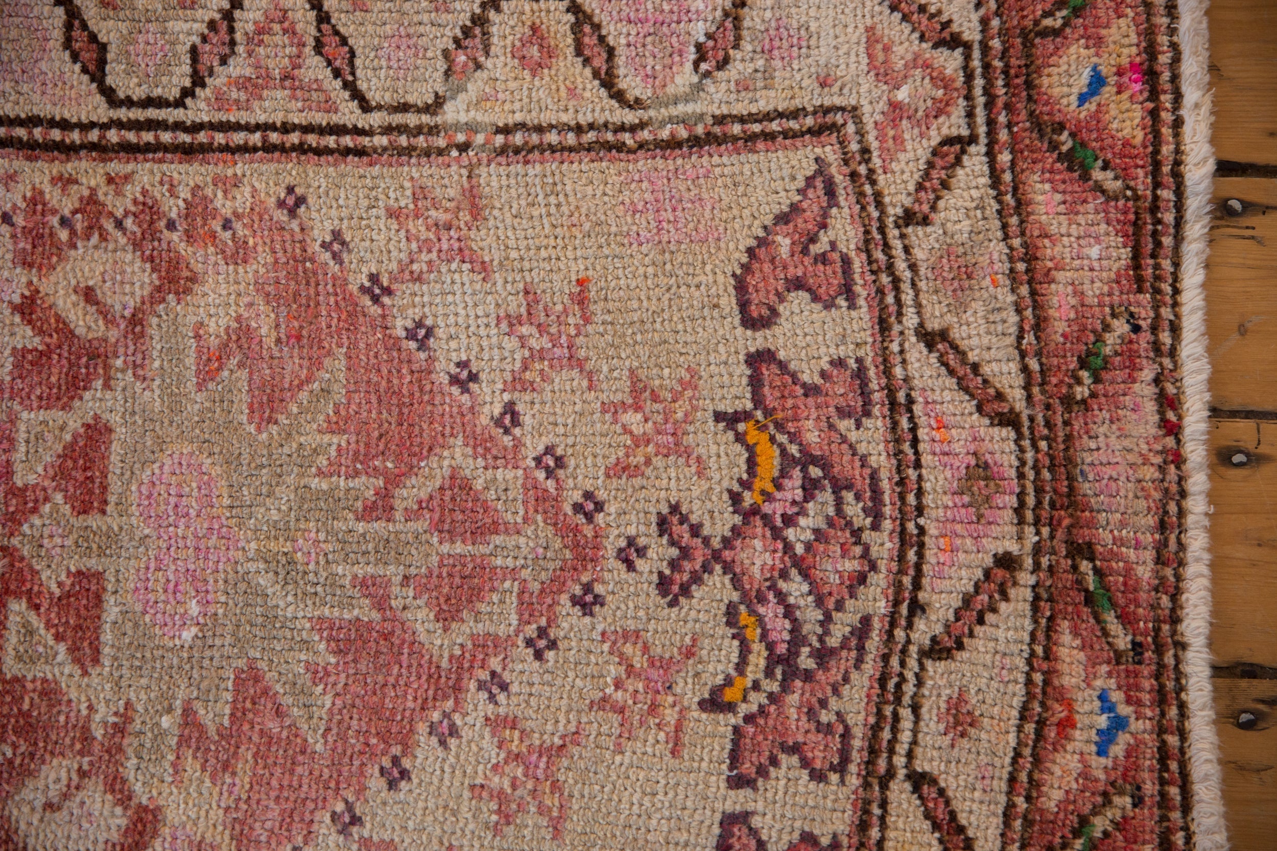 3x13.5 Vintage Distressed Kurd Rug Runner by Old New House® - product image 7 for Resin Society