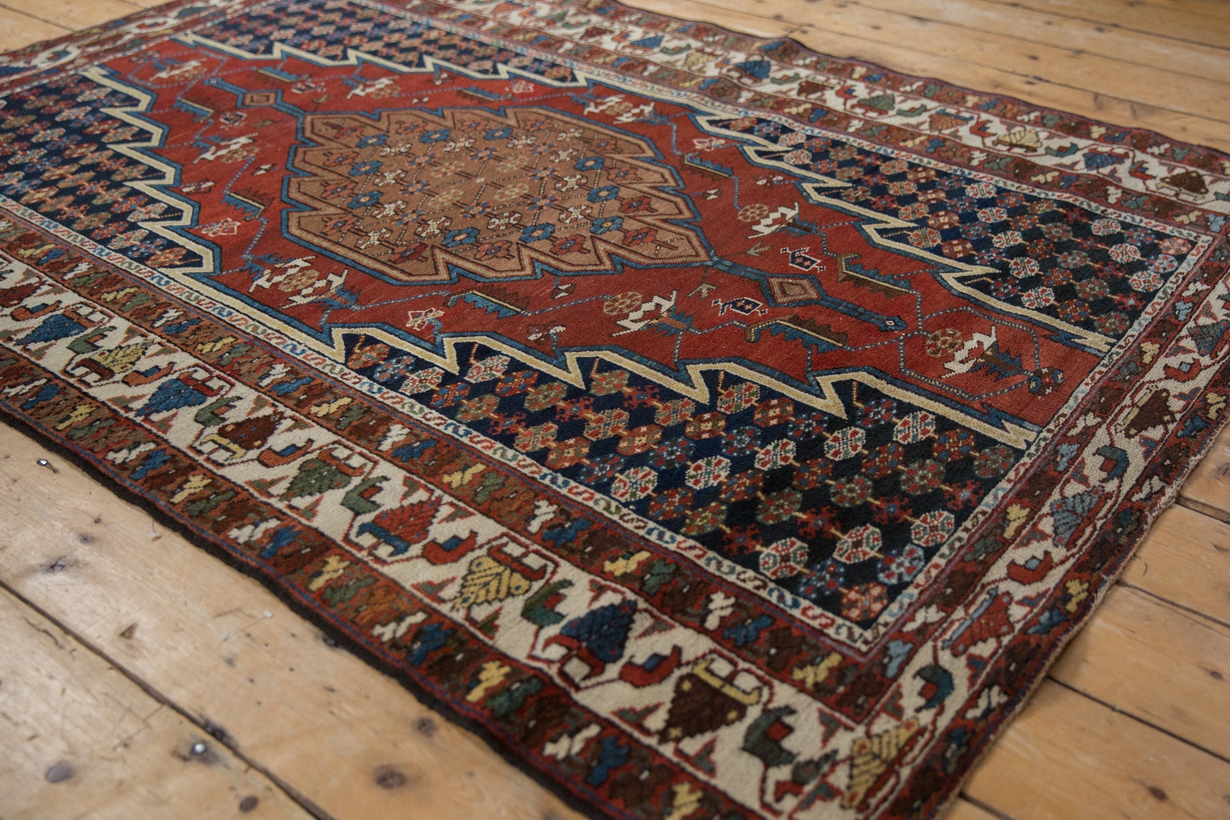 4x6.5 Vintage Fine Hamadan Rug by Old New House® - product image 2 for Resin Society