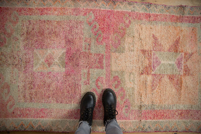 3.5x10.5 Vintage Distressed Kurd Rug Runner by Old New House® - product image 2 for Resin Society