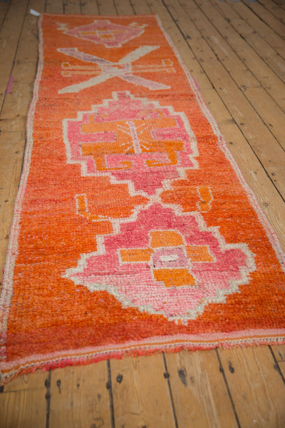 3x9.5 Vintage Distressed Kurd Rug Runner by Old New House® - product image 3 for Resin Society