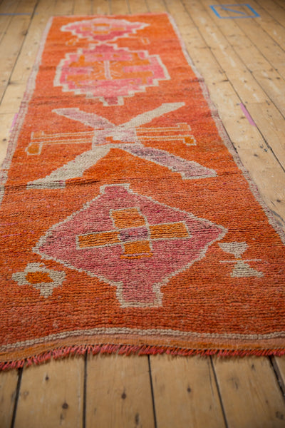 3x9.5 Vintage Distressed Kurd Rug Runner by Old New House® - product image 5 for Resin Society