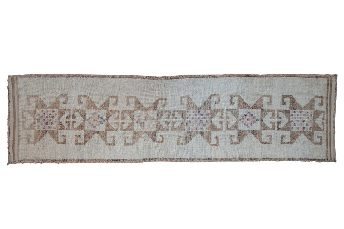 3x11.5 Vintage Distressed Kurd Rug Runner by Old New House® - main product image for Resin Society