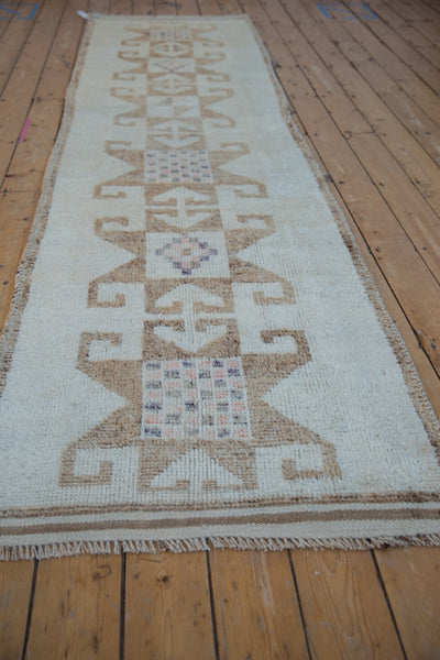 3x11.5 Vintage Distressed Kurd Rug Runner by Old New House® - product image 6 for Resin Society