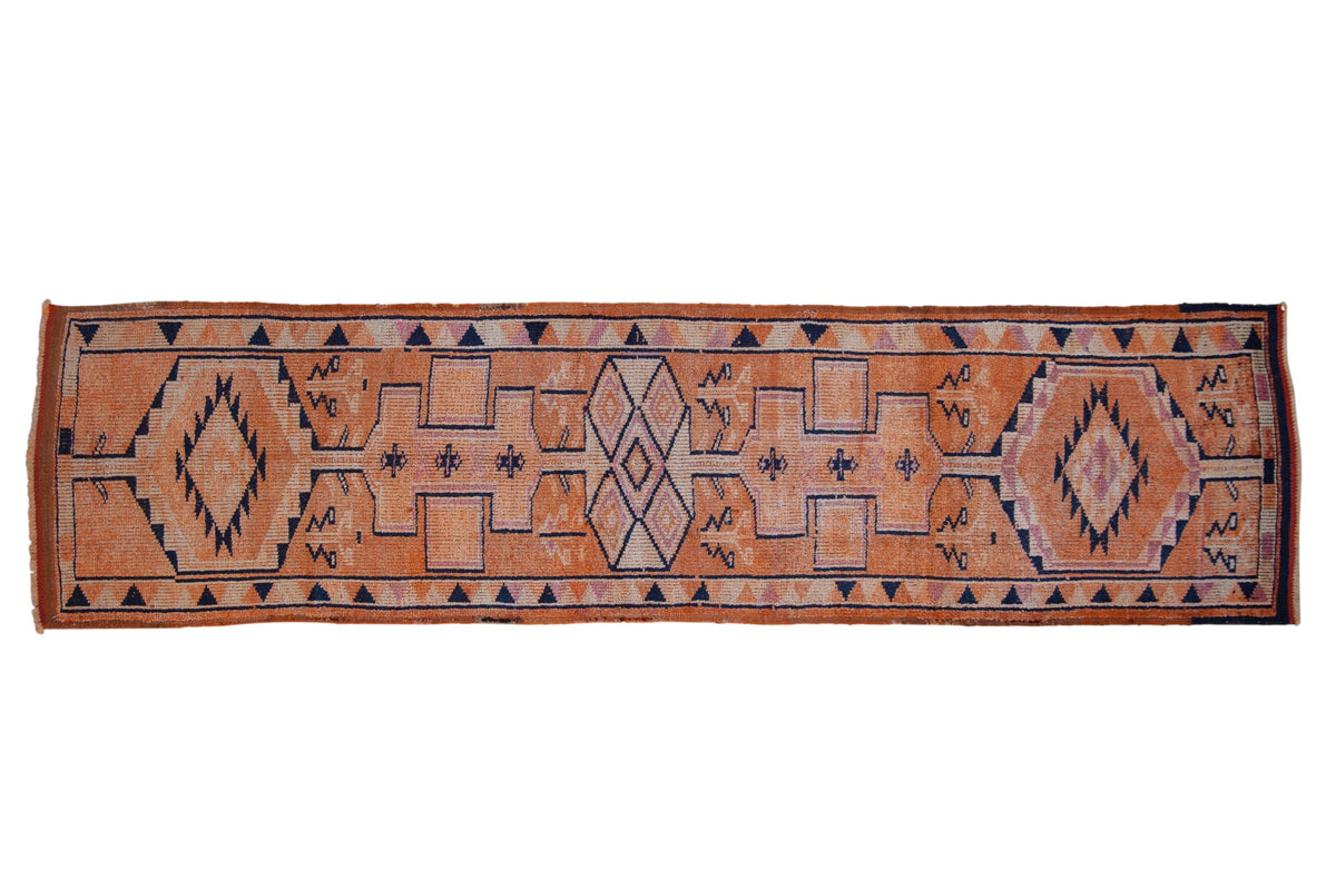3x12 Vintage Distressed Kurd Rug Runner by Old New House® - main product image for Resin Society